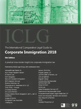 Corporate Immigration 2018 ICLG Cover